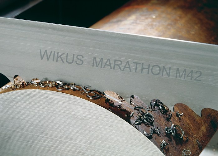 Шаг зуба ленточного полотна WIKUS
