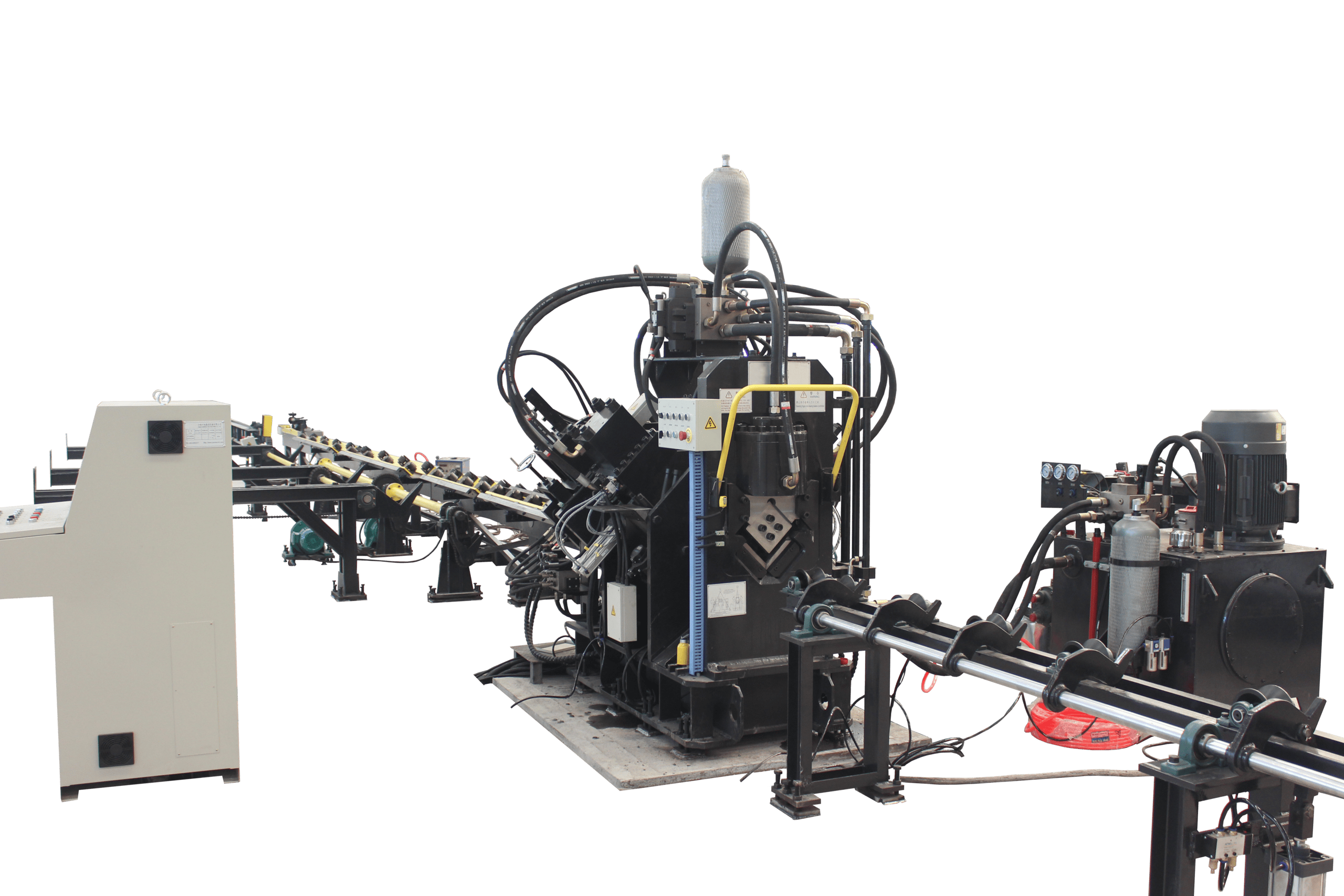 Высокоскоростной станок с ЧПУ для пробивки, маркировки и рубки угловой стали ТАРМ0605/ТАРМ1010